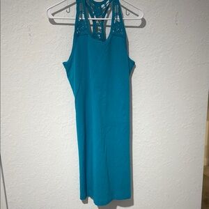 Boston Proper Teal Midi Dress size s